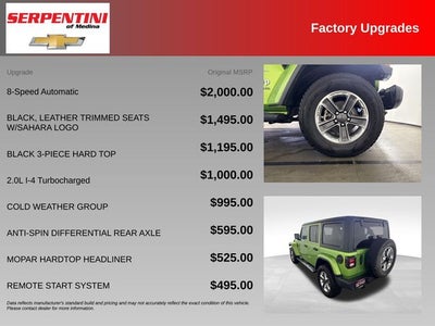 2018 Jeep Wrangler Unlimited Sahara w/ HEATED SEATS