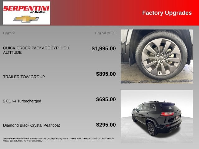 2021 Jeep Cherokee Limited w/ HEATED LEATHER