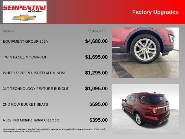 2017 Ford Explorer XLT w/ HEATED SEATS