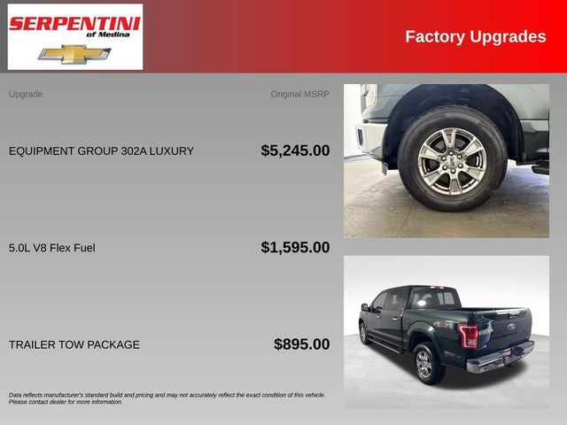 2016 Ford F-150 XLT w/ HD PAYLOAD PKG