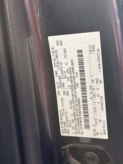 2019 Ford F-150 Lariat w/ COOLED LEATHER