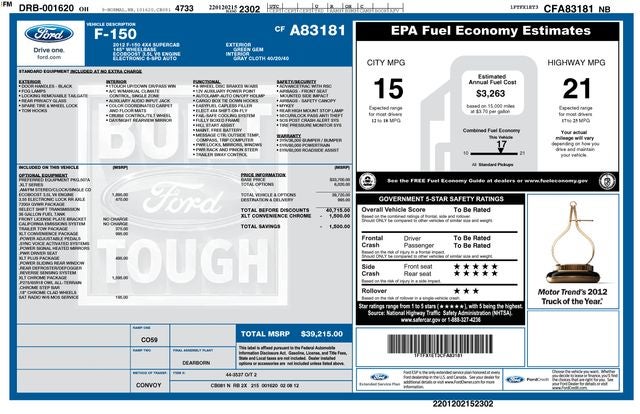 2012 Ford F-150 XLT w/ TRAILER PKG