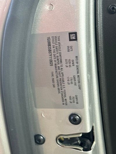 2007 Saturn Sky Base w/ MONSOON AUDIO