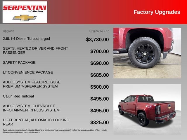 2020 Chevrolet Colorado LT w/ DURAMAX DIESEL