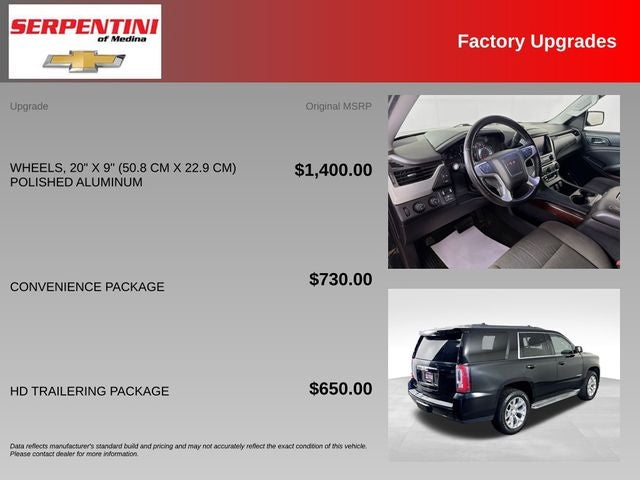2015 GMC Yukon SLE w/ BOSE AUDIO