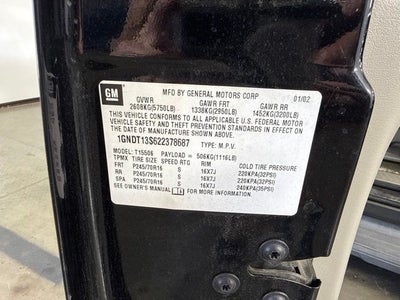 2002 Chevrolet TrailBlazer LS W/ 4WD