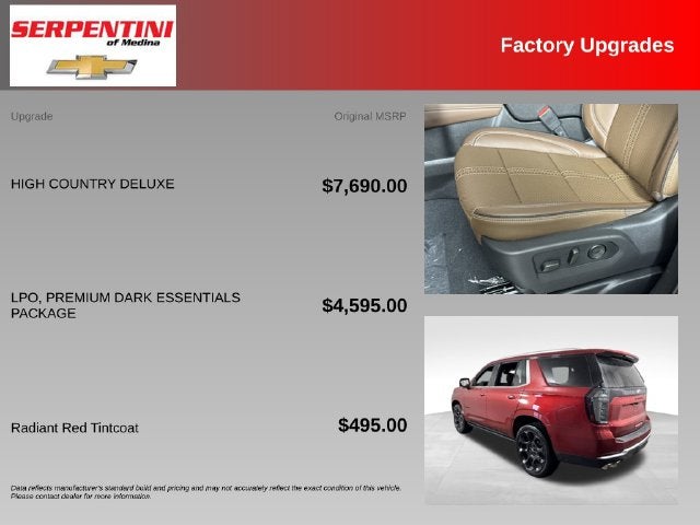 2026 Chevrolet Tahoe High Country