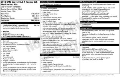 2010 GMC Canyon SLE1 w/ TOW PKG