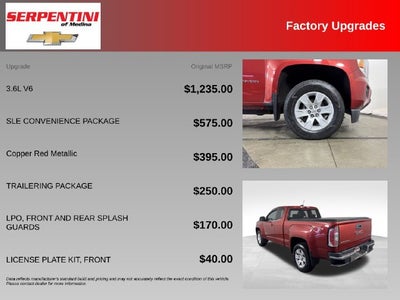 2016 GMC Canyon SLE1 w/ HD TOW PKG
