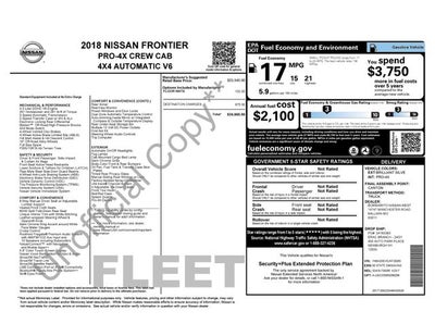 2018 Nissan Frontier PRO-4X w/ HEATED SEATS