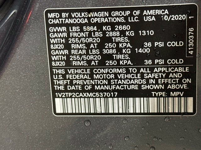 2021 Volkswagen Atlas 2.0T SEL Premium w/ PANO ROOF