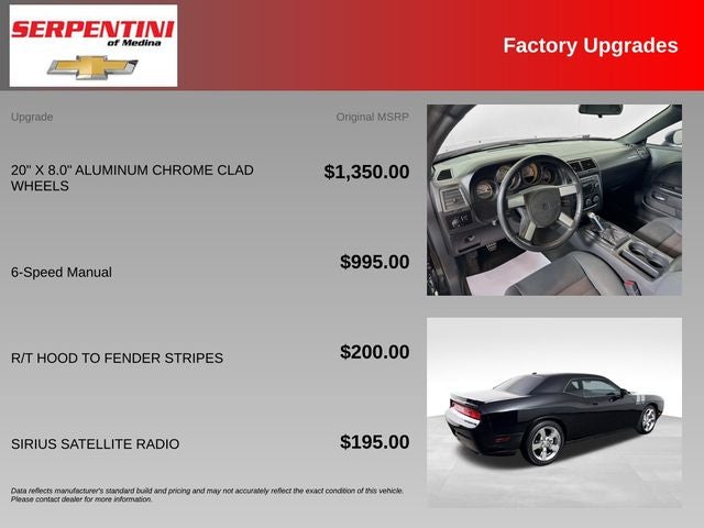 2010 Dodge Challenger R/T 5.7L HEMI