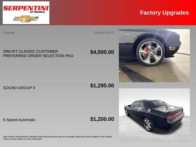 2013 Dodge Challenger R/T w/ REMOTE START