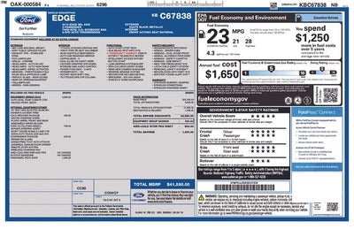 2019 Ford Edge SEL w/ PANO ROOF