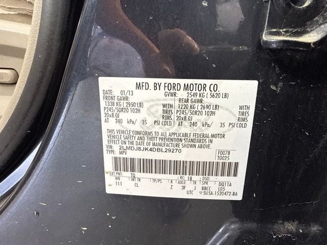 2013 Lincoln MKX Base CLEAN CARFAX