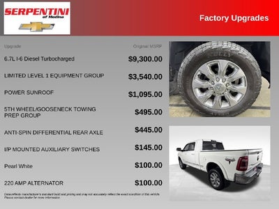 2020 RAM 2500 Limited w/ SUNROOF