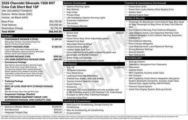 2026 Chevrolet Silverado 1500 RST