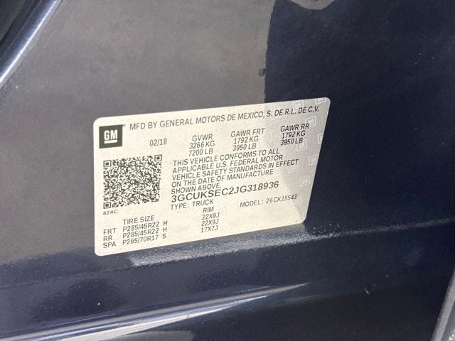 2018 Chevrolet Silverado 1500 LTZ CENTENNIAL EDITION