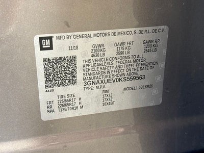2019 Chevrolet Equinox LT w/ REMOTE START
