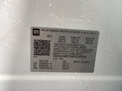 2024 Chevrolet Equinox RS w/ HEAT & COOL LEATHER