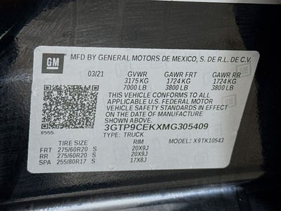 2021 GMC Sierra 1500 Elevation w/ MULTIPRO TAILGATE