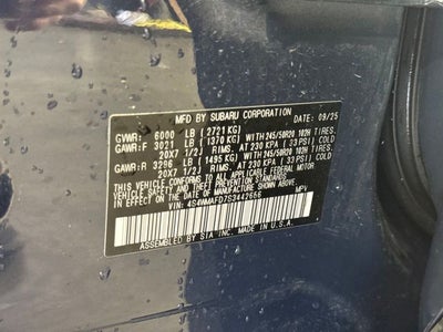 2025 Subaru Ascent Onyx Edition w/ SUNROOF