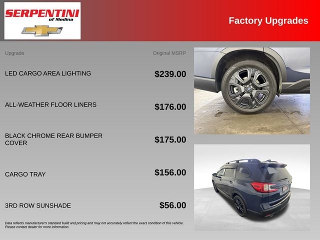 2025 Subaru Ascent Onyx Edition w/ SUNROOF