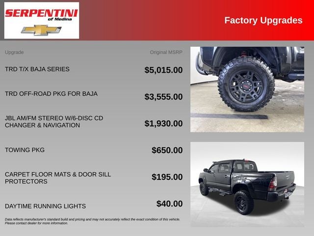 2012 Toyota Tacoma Base V6