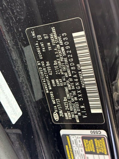 2013 Kia Optima EX w/ PANO ROOF
