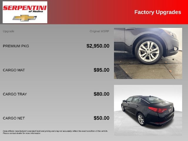 2013 Kia Optima EX w/ PANO ROOF