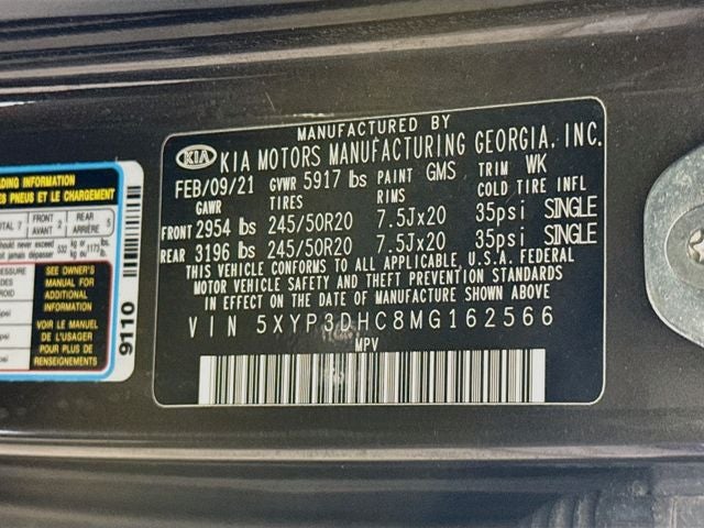 2021 Kia Telluride EX AWD w/ PWR SUNROOF