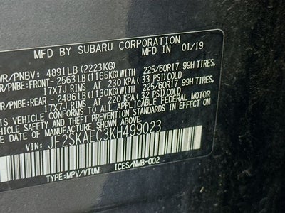 2019 Subaru Forester Premium w/ ONLY 66K MILES