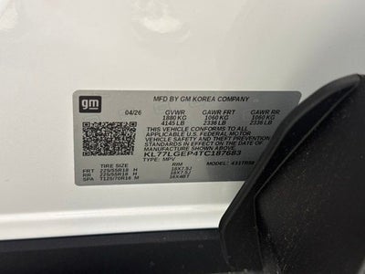 2026 Chevrolet Trax 1RS