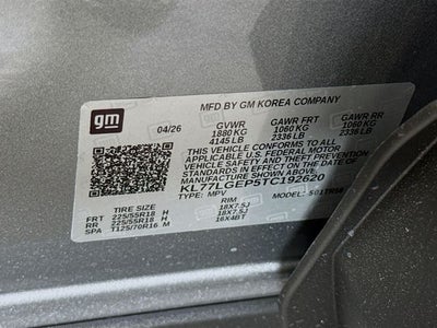 2026 Chevrolet Trax 1RS