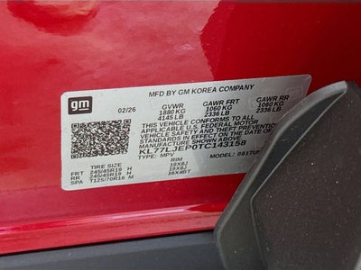 2026 Chevrolet Trax 2RS