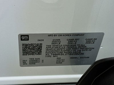 2026 Chevrolet TrailBlazer LT