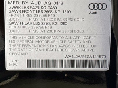 2016 Audi Q5 2.0T Premium Plus quattro