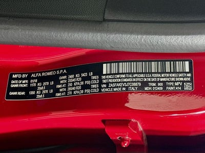 2018 Alfa Romeo Stelvio Quadrifoglio AWD w/ DUAL SUNROOFS