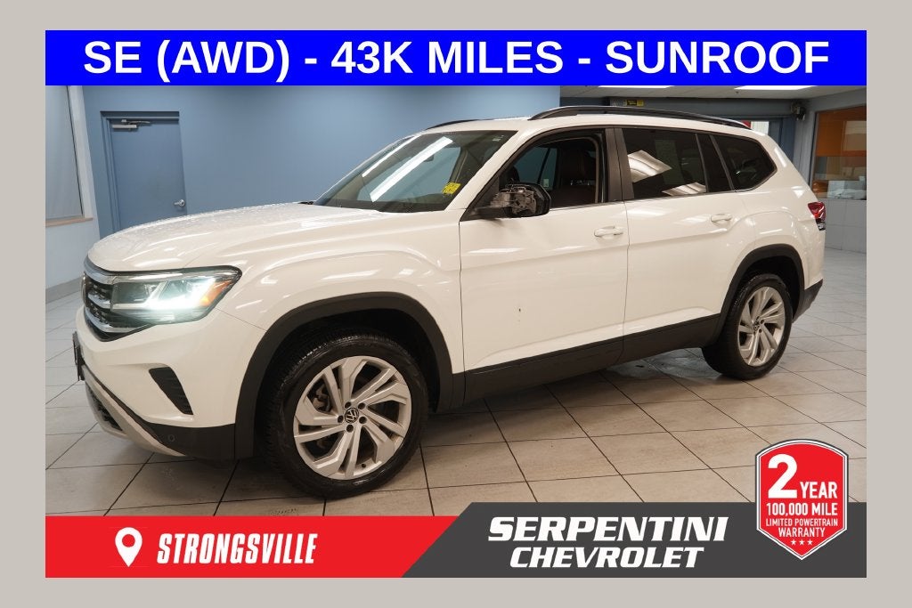 2022 Volkswagen Atlas 3.6L V6 SE w/Technology (AWD)