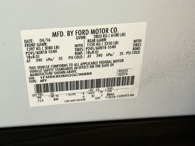 2016 Ford Explorer XLT
