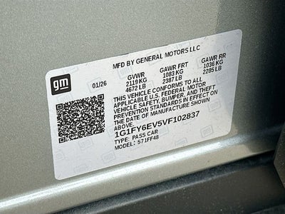 2027 Chevrolet Bolt EV LT