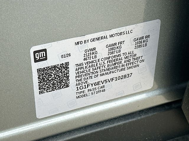 2027 Chevrolet Bolt EV LT