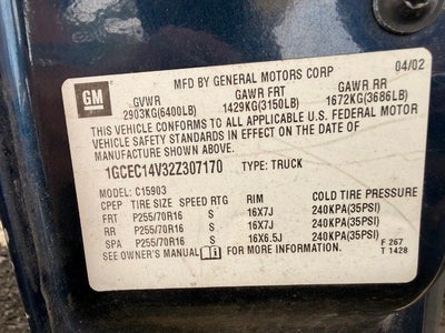 2002 Chevrolet Silverado 1500 LS