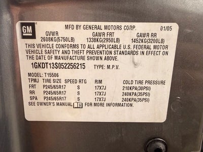 2005 GMC Envoy SLE