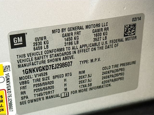 2014 Chevrolet Traverse LT 1LT