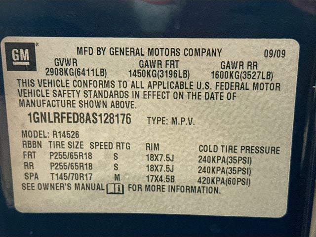 2010 Chevrolet Traverse LT 1LT