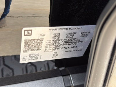 2026 Chevrolet Tahoe Z71