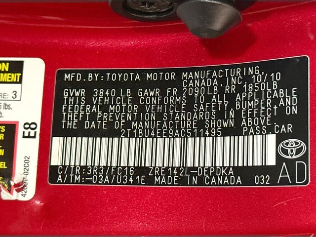 2010 Toyota Corolla LE