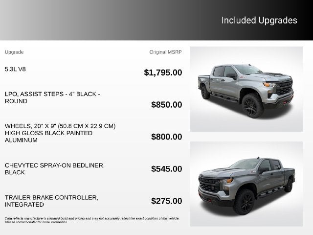 2026 Chevrolet Silverado 1500 Custom Trail Boss