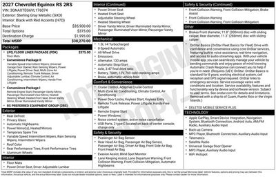 2027 Chevrolet Equinox RS